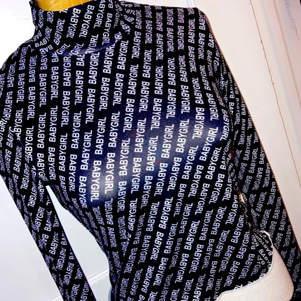 *FREE* “Babygirl” print long sleeve shirt